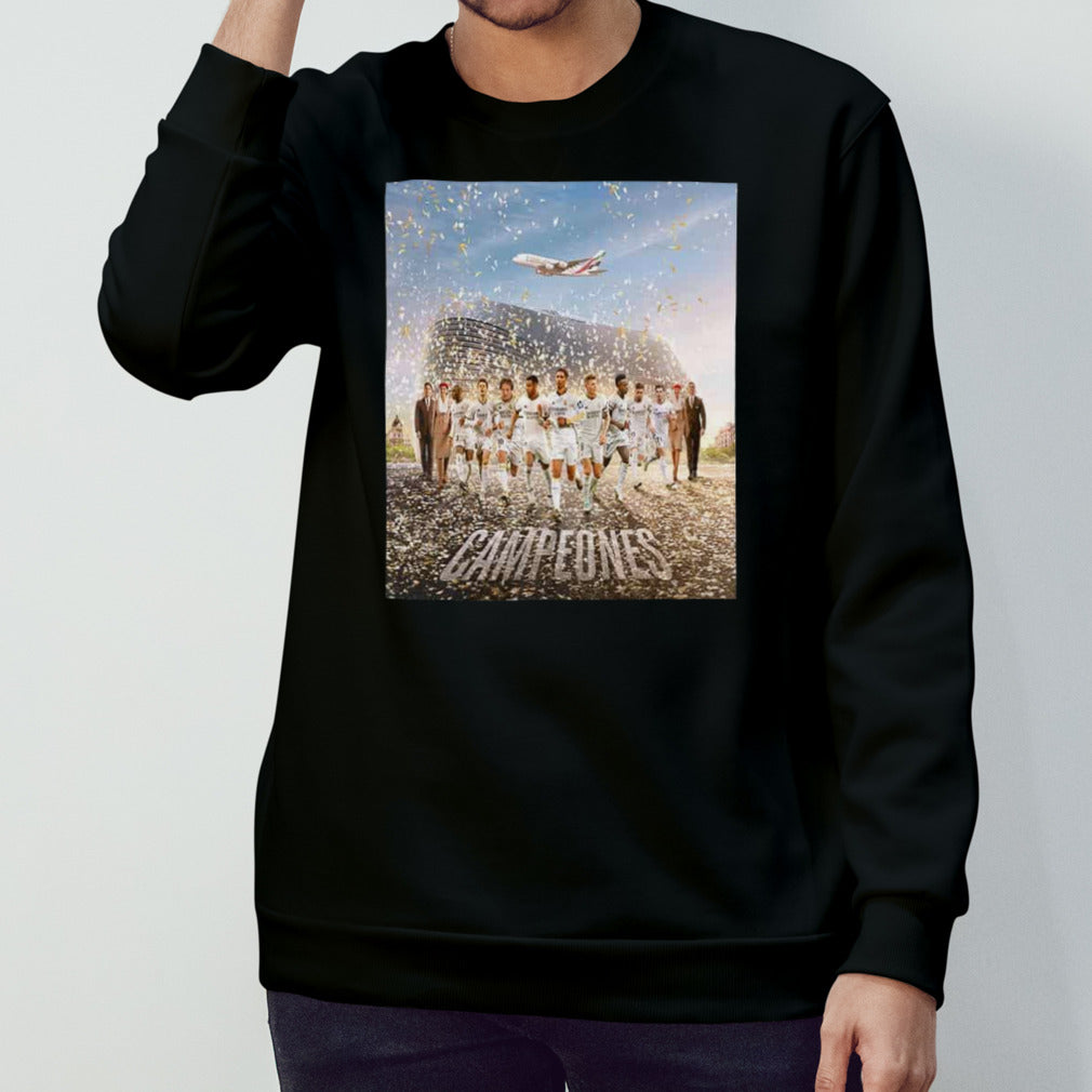 Congratulations Real Madrid Cf To The Champions Of The Spanish League T-Shirt
