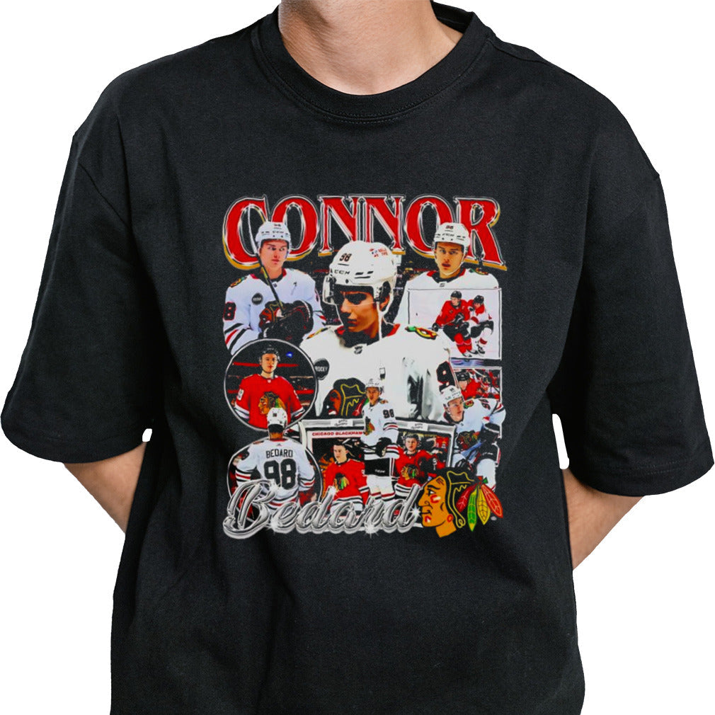 Connor Bedard Chicago Blackhawks Jersey shirt