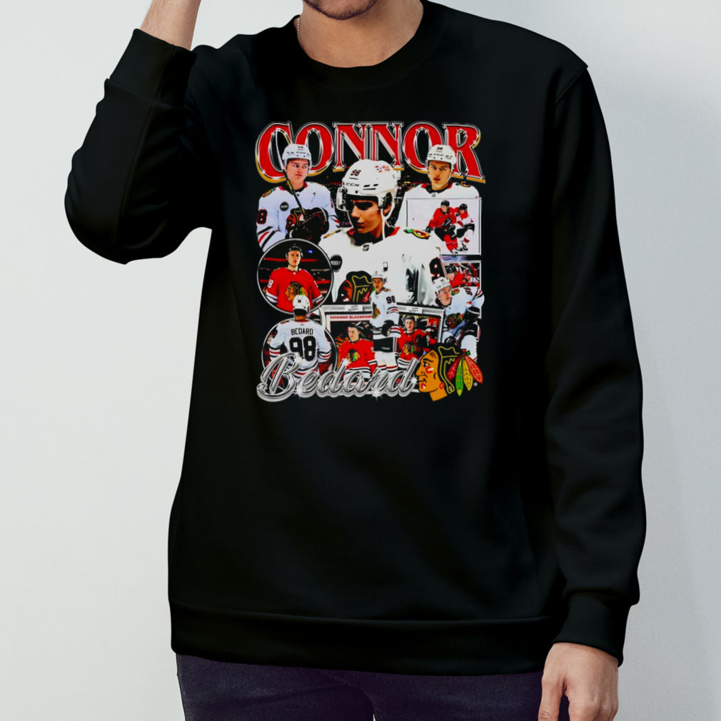 Connor Bedard Chicago Blackhawks Jersey shirt