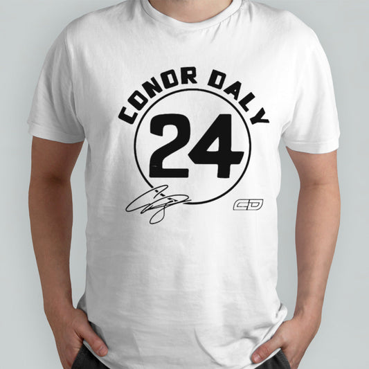 Conor Daly 24 signature shirts