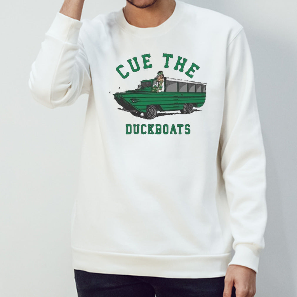 Cue the duckboats Boston celtics 2024 shirt