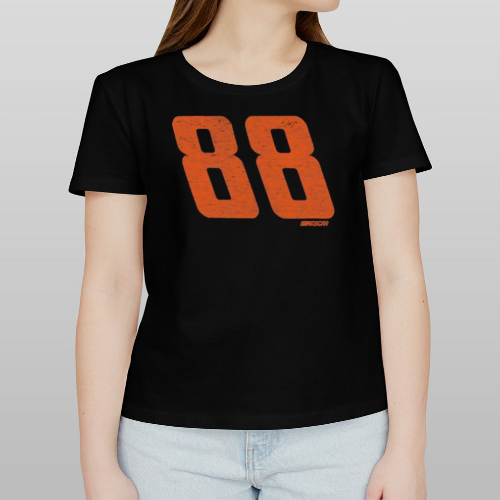 Dale Earnhardt Jr. â€™47 Black Driver #88 Franklin T-Shirt