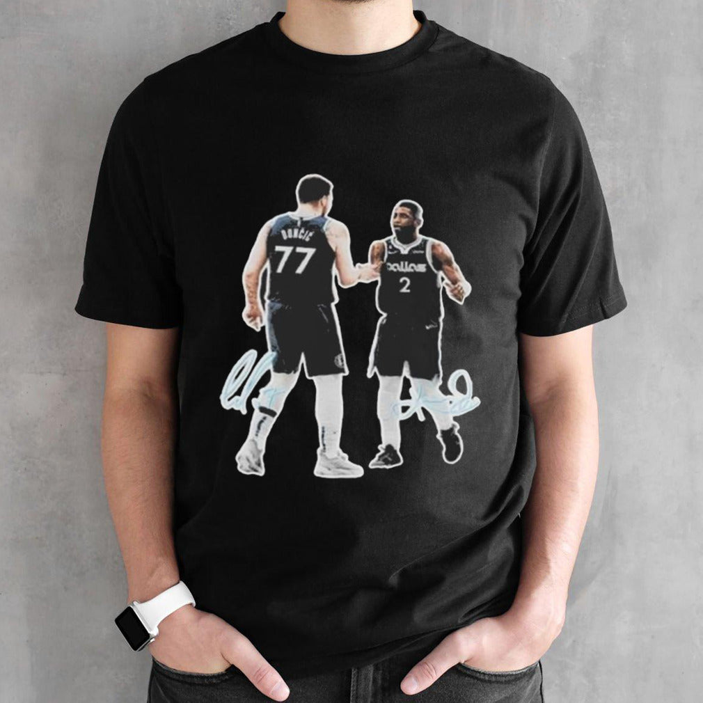 Dallas Mavericks Groovy Luka Doncic Signatures Shirt