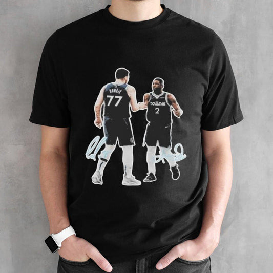 Dallas Mavericks Groovy Luka Doncic Signatures Shirt