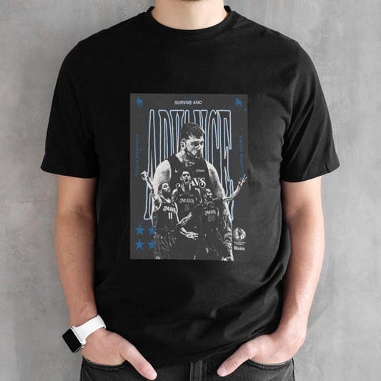 Dallas Mavericks Survive And Advance Western Conference Finals Bound 2024 Nba Playoffs T-shirt