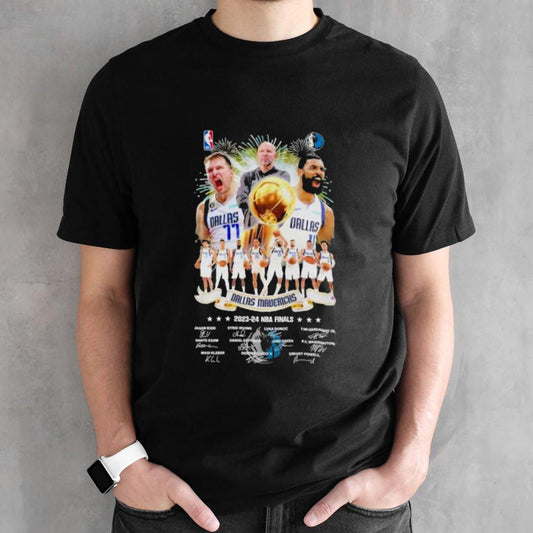 Dallas Mavericks Teams 2023-2024 NBA Finals Signatures Shirt