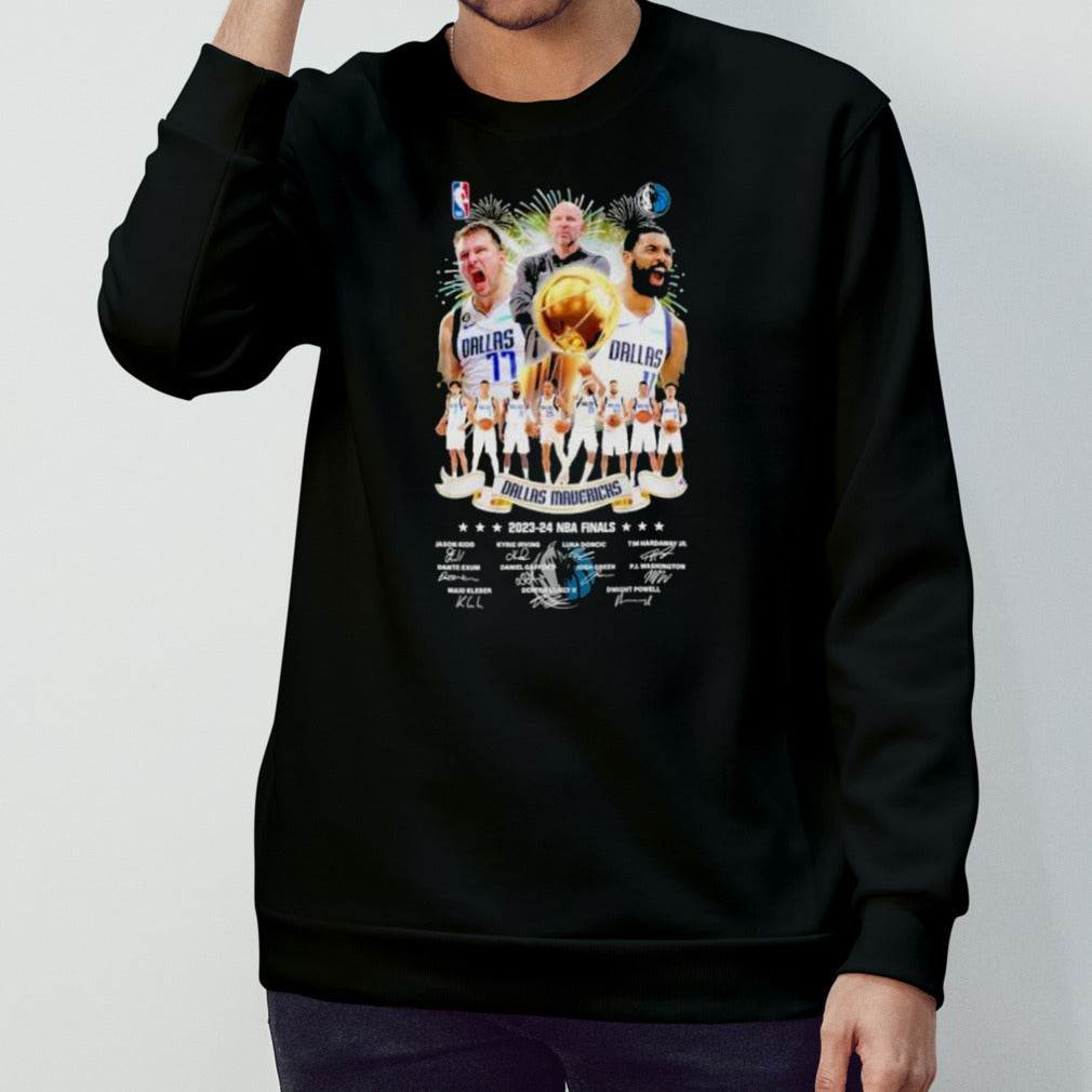 Dallas Mavericks Teams 2023-2024 NBA Finals Signatures Shirt