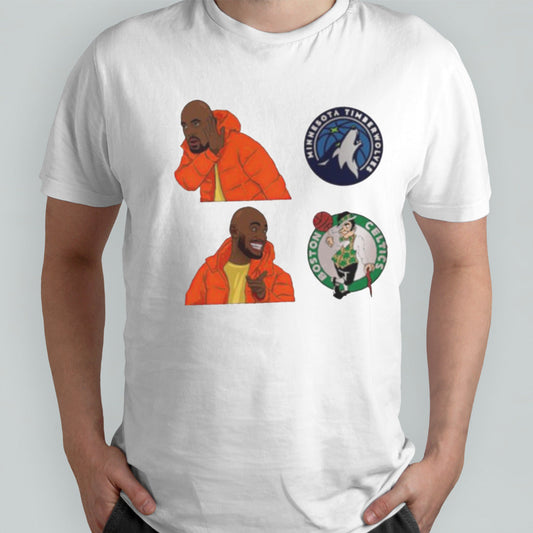 Dallas Mavericks vs Boston Celtics Drake meme shirt