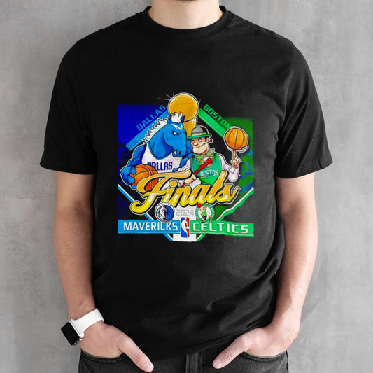 Dallas Mavericks vs Boston Celtics finals 2024 mascot shirt