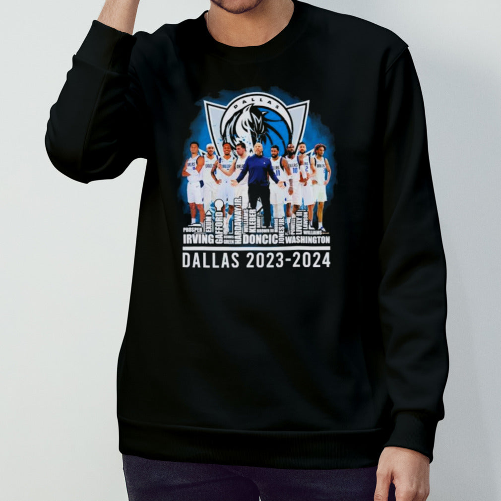 Dallas Skyline 2023-2024 Dallas Mavericks Team Players Shirt