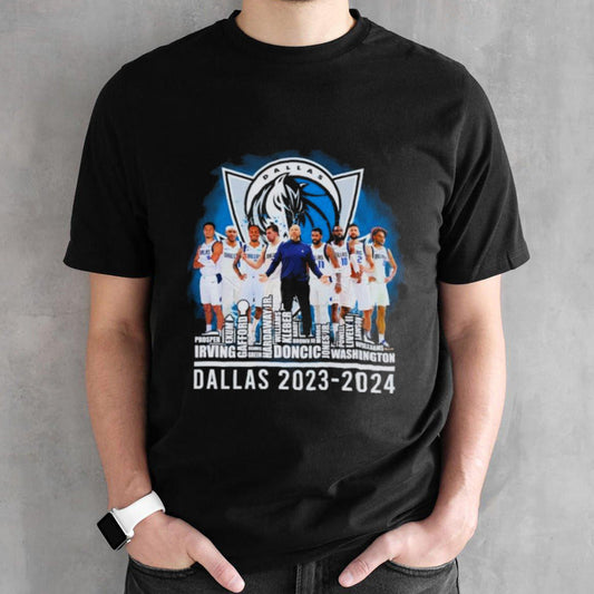 Dallas Skyline 2023-2024 Dallas Mavericks Team Players Shirt