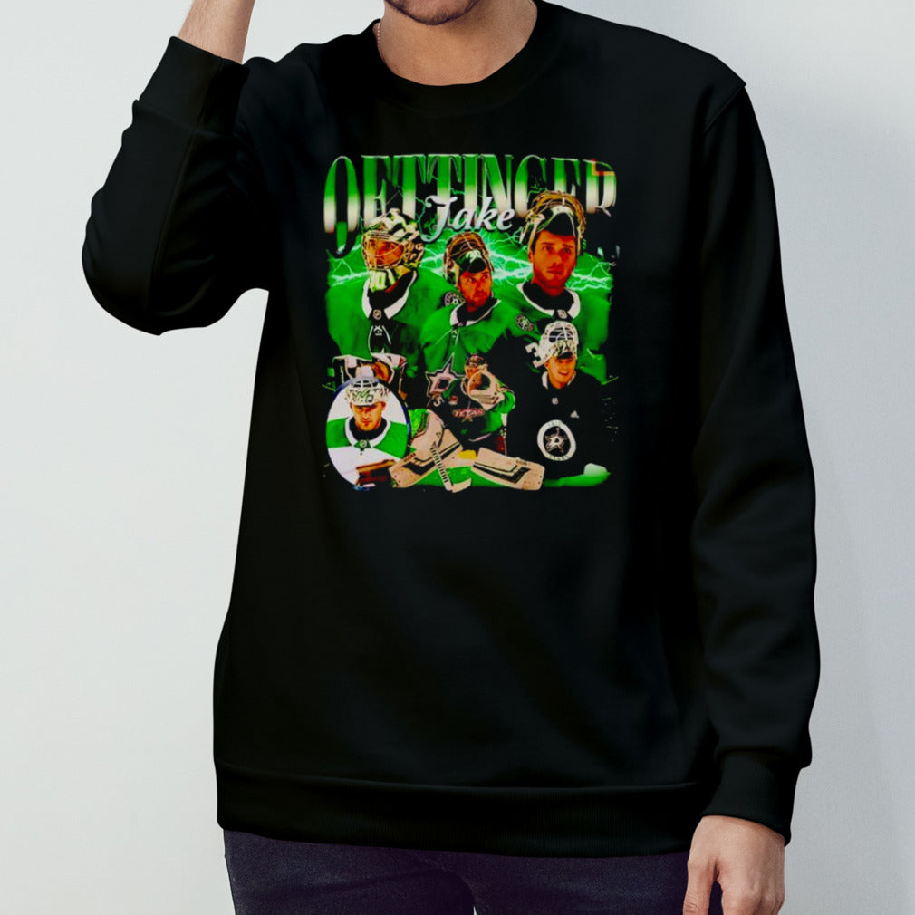 Dallas Stars Jake Oettinger hockey NHL shirt