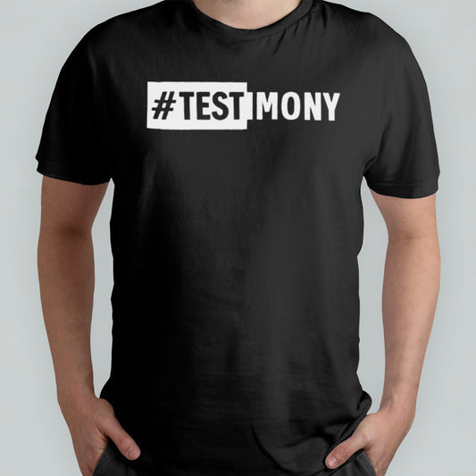 Darrel Walls Wearing Testimony T-shirt
