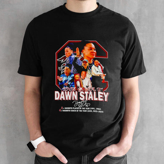 Dawn Staley South Carolina Gamecocks The goat signature shirts