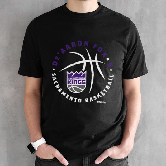 Desâ€™Aaron Fox Sacramento Kings Player Ball shirts