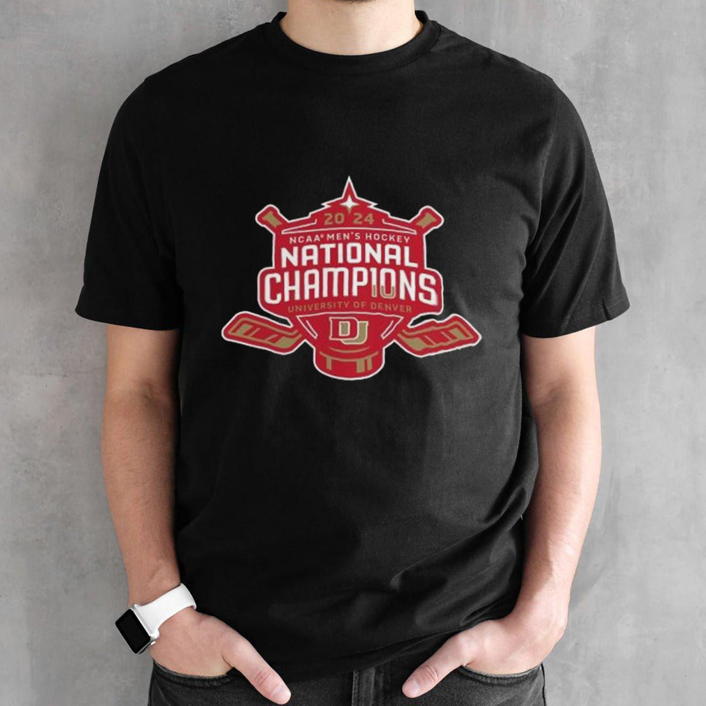 Denver Pioneers 2024 NCAA Mensâ€™s Hockey National Champions Line Change Shirts