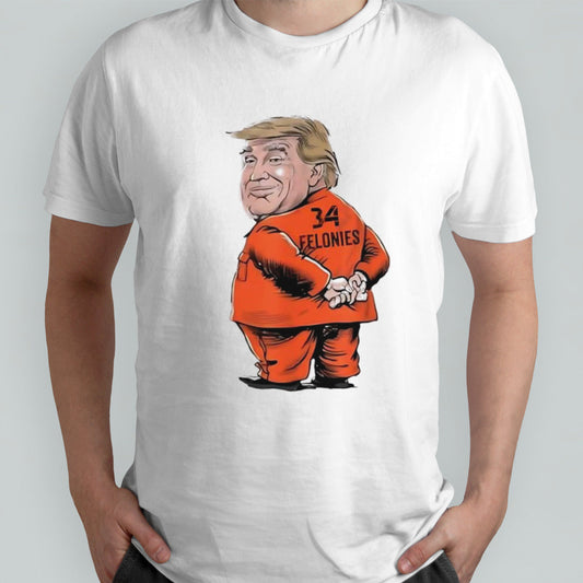 Donald Trump guilty on all 34 counts shirt