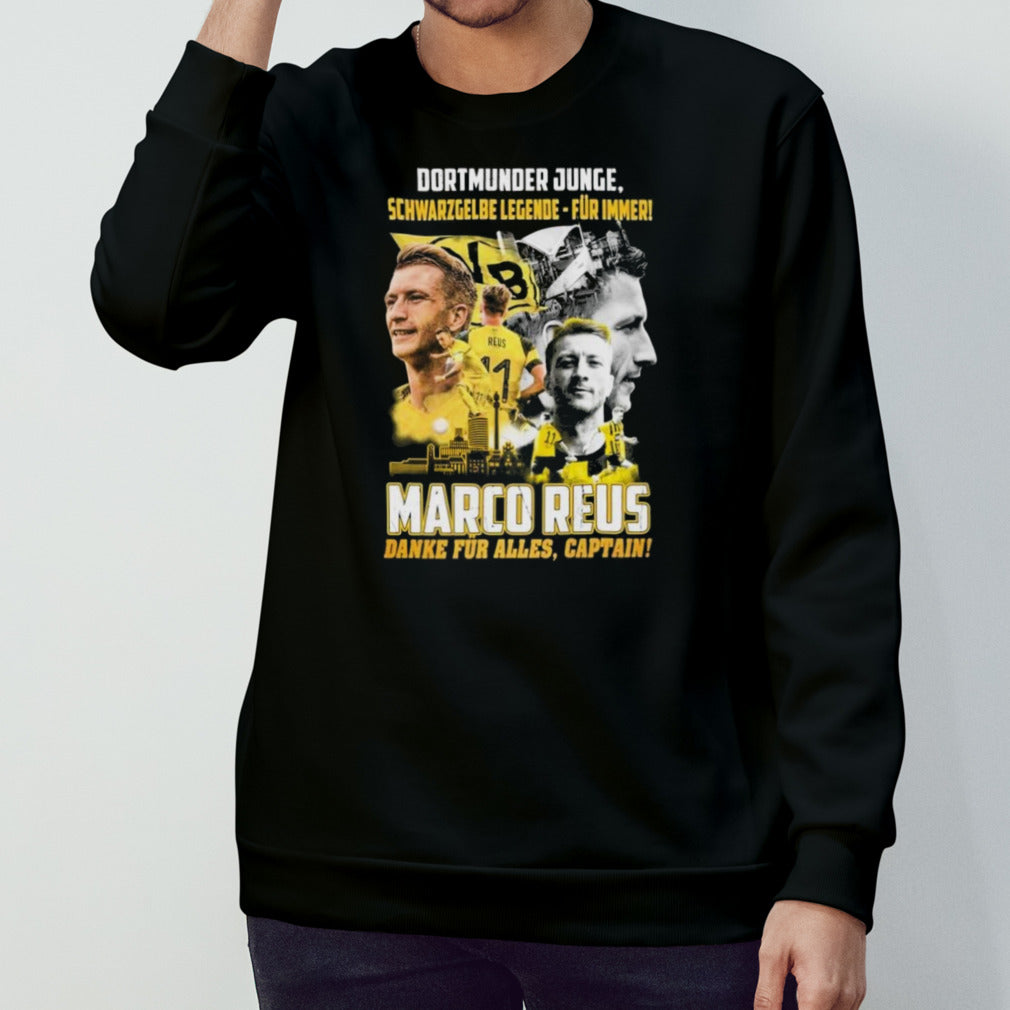 Dortmunder Junge Schwarz Gelbe Legende â€“ Fur Immer Marco Reus Danke Fur Alles, Captain T-Shirt