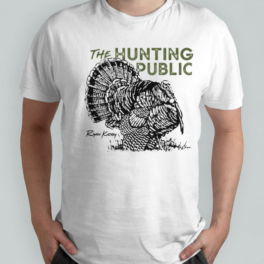 Dylan Marlowe wearing the hunting public shirts