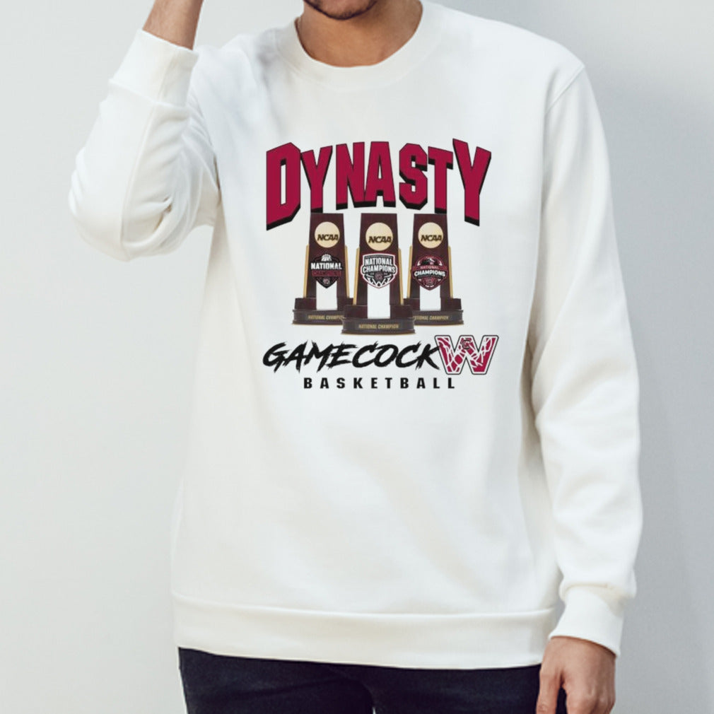 Dynasty Gamecocks womensâ€™s basketball NCAA national champions trophy shirts