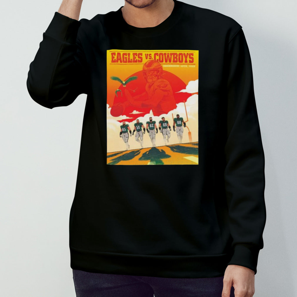 Eagles Vs Cowboys December 10th 2023 Poster T-shirts