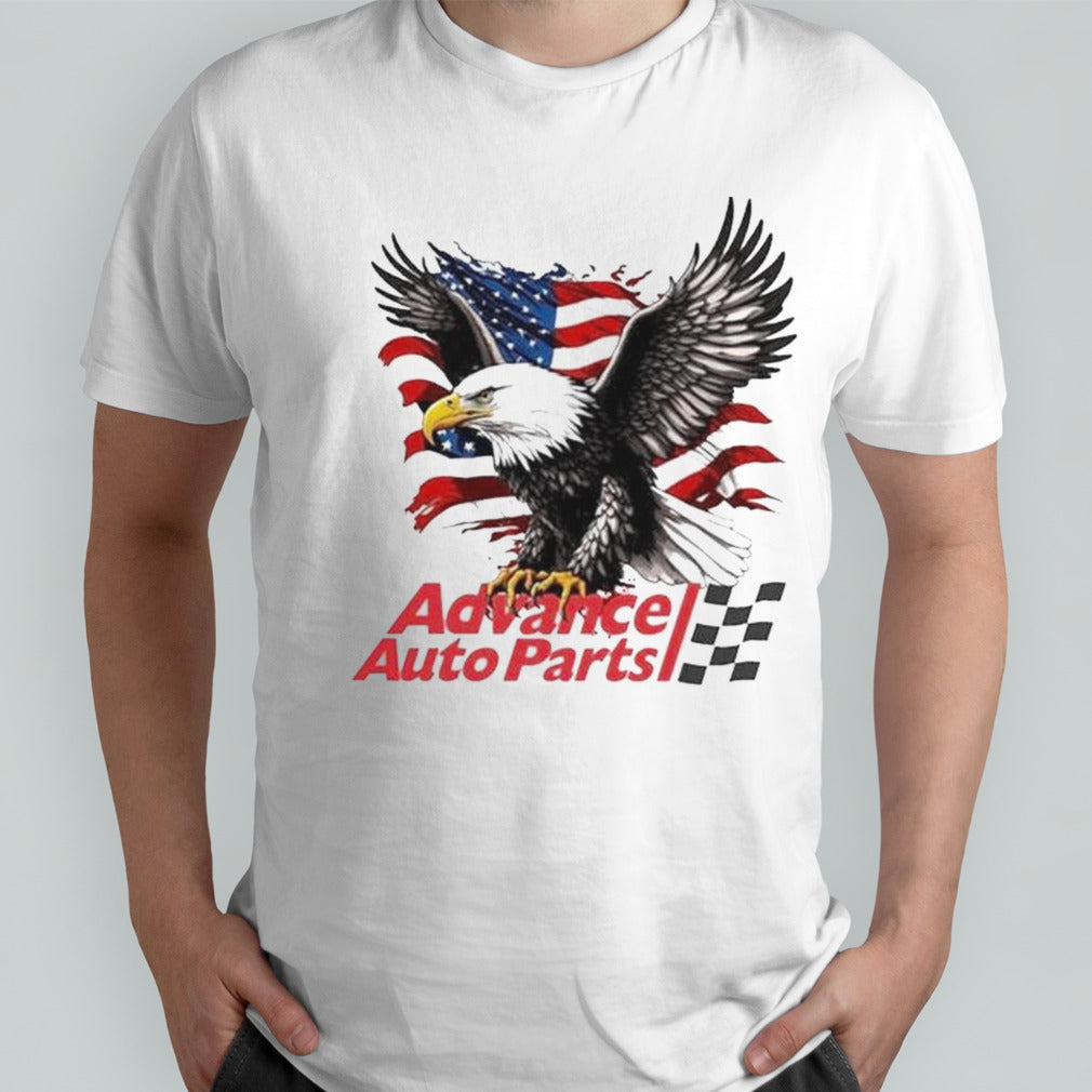 Eagles With Advance Auto Parts American Flag Shirts