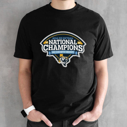 East Texas Baptist University 2024 NCAA Diii Softball National Champions T-shirt