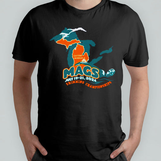 Eastern Michigan Mags July 19 21,2024 Swimming Championships shirt