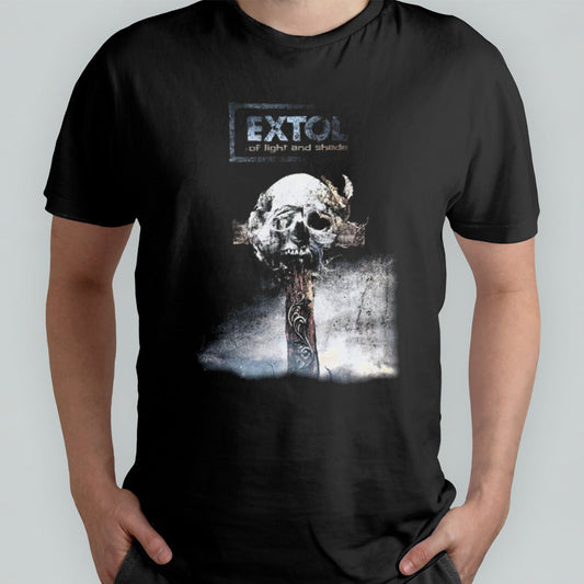 Extol Of Light And Shade Skull T-shirt