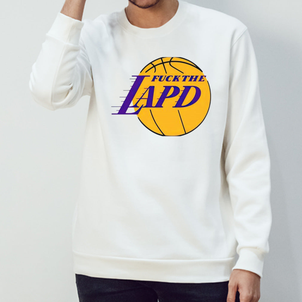 Fck the LAPD Los Angeles Lakers logo shirt