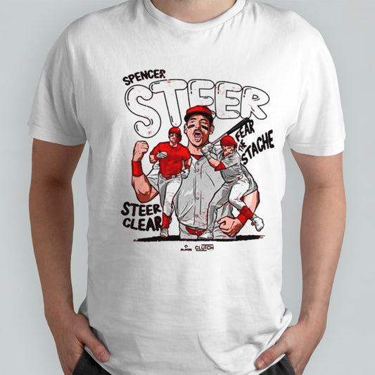 Fear The Stache Of Spencer Steer T-shirt
