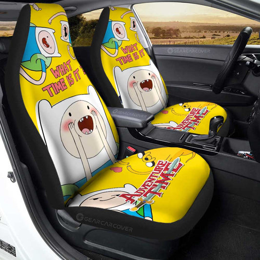 Finn the Human Car Seat Covers Custom Adventure Time