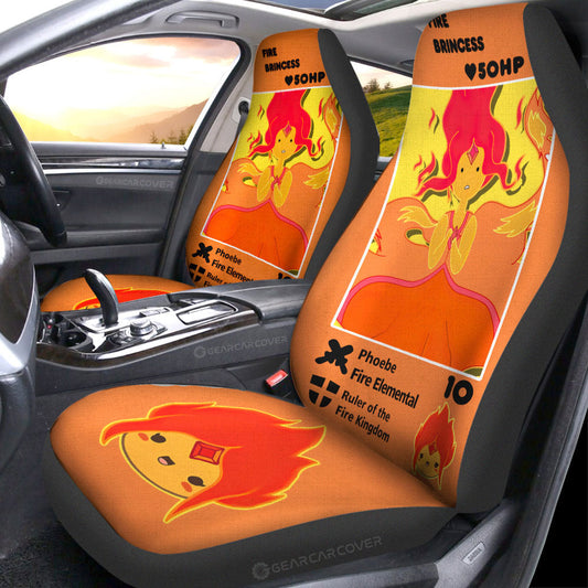 Fire Brincess Car Seat Covers Custom Adventure Time Car Accessories