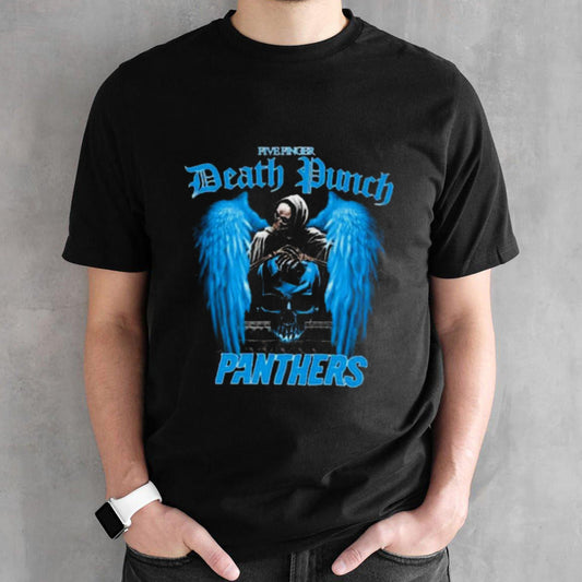 Five Finger Death Punch Carolina Panthers Shirt