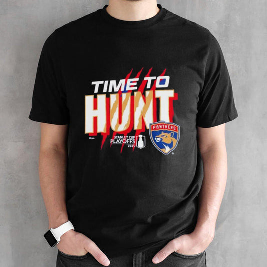 Florida Panther Time To Hunt 2024 Stanley Cup Playoffs Slogan Shirts