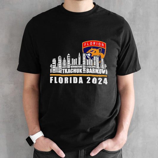 Florida Panthers 2024 City Player names fan shirts