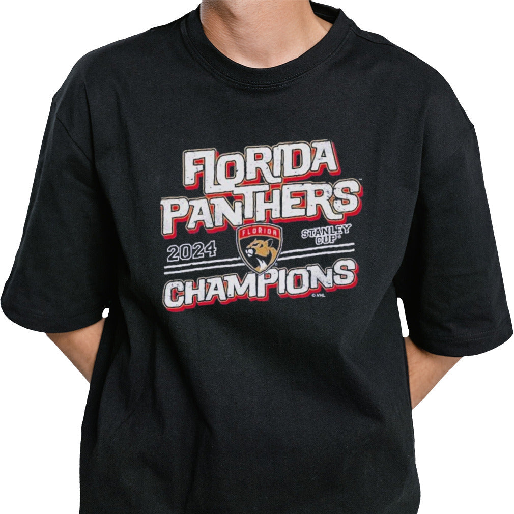 Florida Panthers 2024 Stanley Cup Champions Off-Shoulder T-shirt