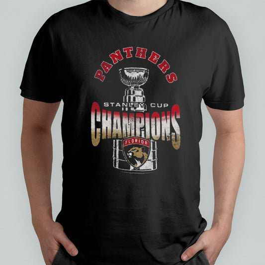 Florida Panthers 2024 Stanley Cup Champions Tri-Blend Shirt