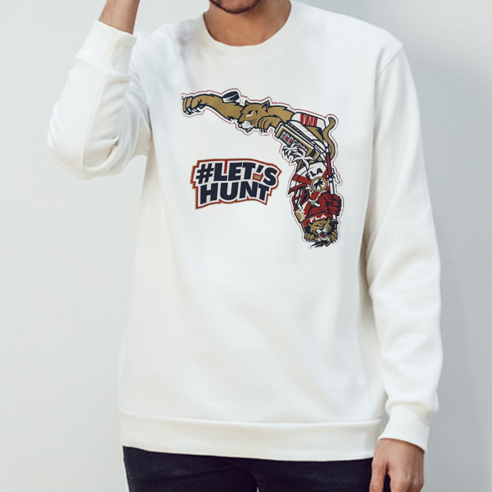 Florida Panthers letâ€™s hunt map shirt
