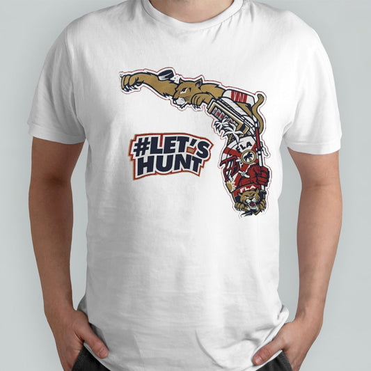 Florida Panthers letâ€™s hunt map shirt