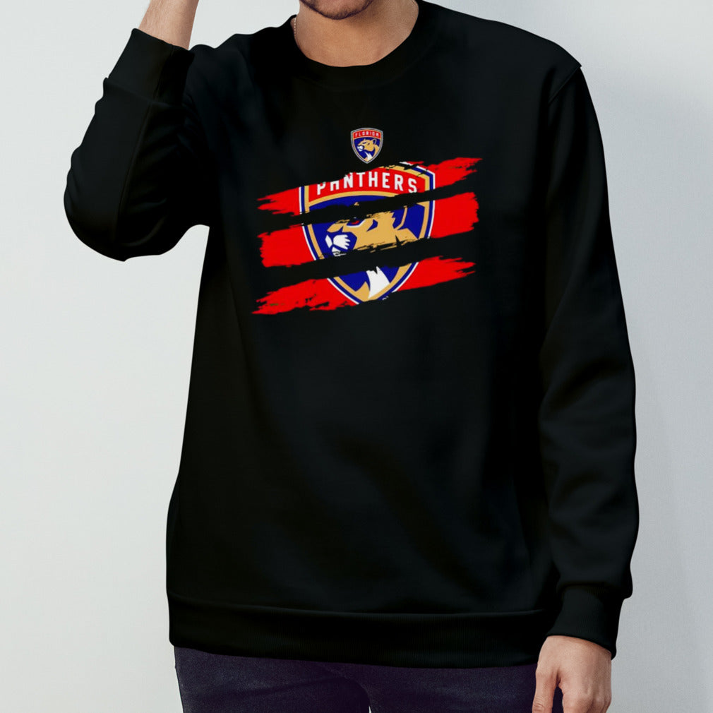 Florida Panthers scratch logo shirt