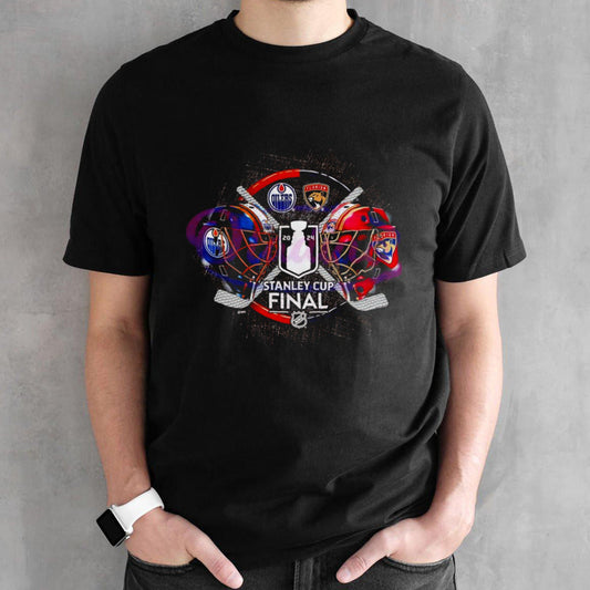 Florida Panthers vs Edmonton Oilers 2024 Stanley Cup Final Helmet shirt