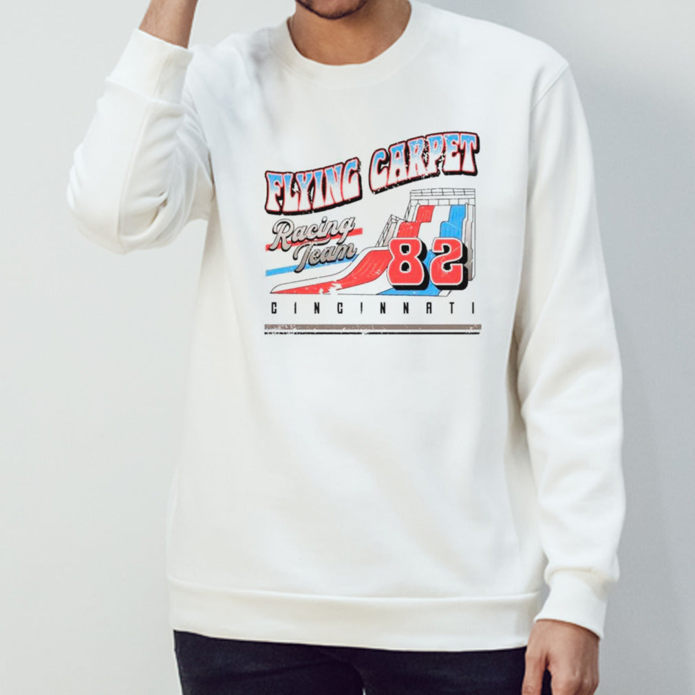 Flying Carpet racing team sâ€™82 cincinnati vintage shirts