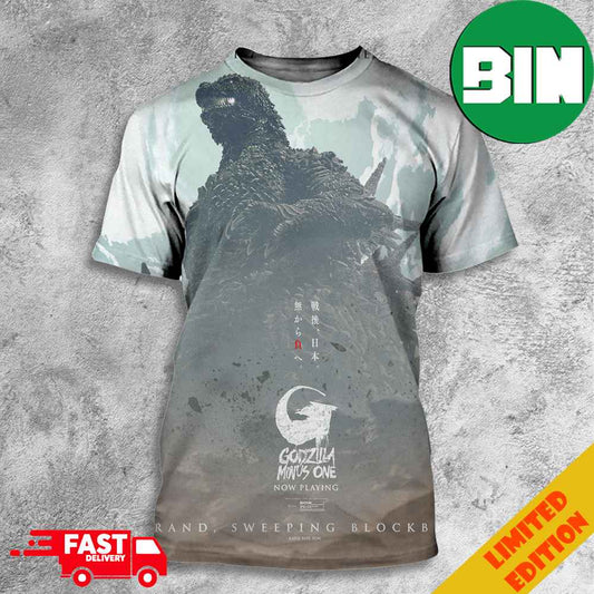 For Your Consideration In All Categories Godzilla Minus One Poster A Grand Sweeping Blockbuster 3D T-Shirts