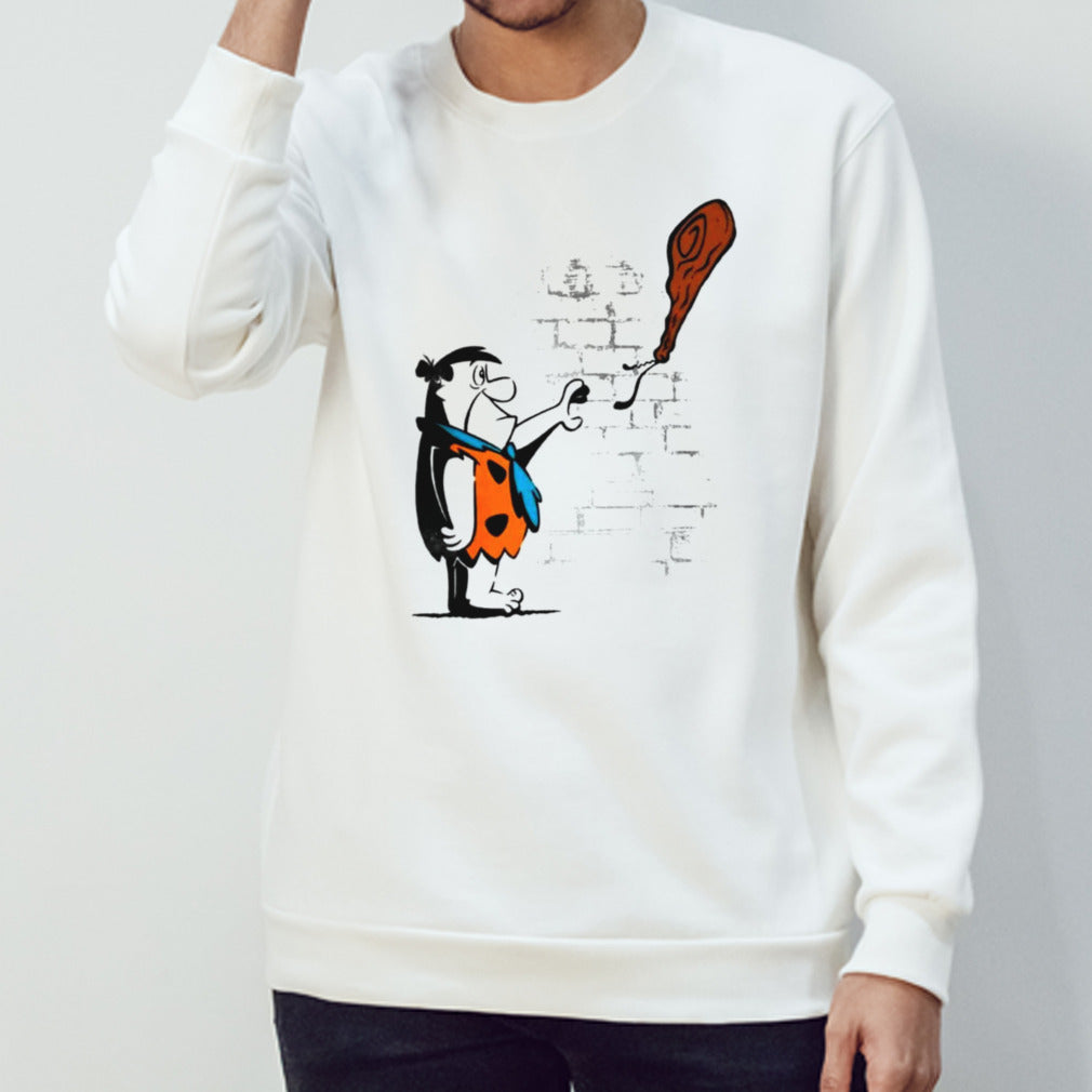 Fred Flintstone Banksyâ€™s Balloon Girl shirt