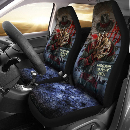 Freddy Krueger Car Seat Covers Custom A Nightmare on Elm Street Movie