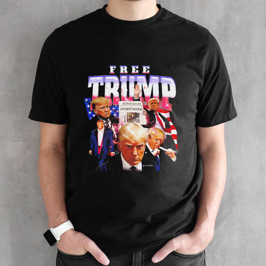 Free Trump The Washington Post Overturned Shirt