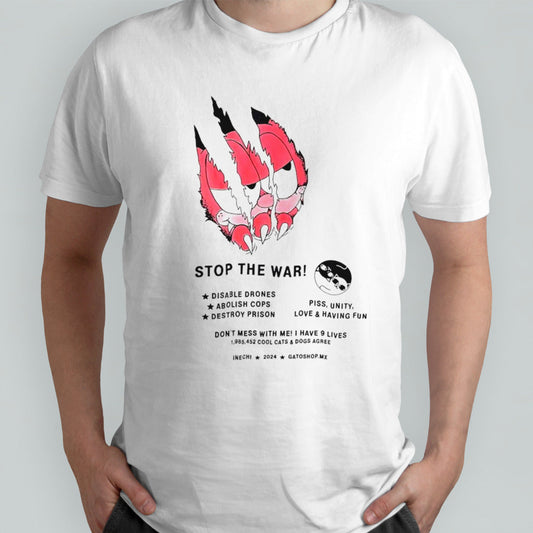 Garfield stop the war shirt