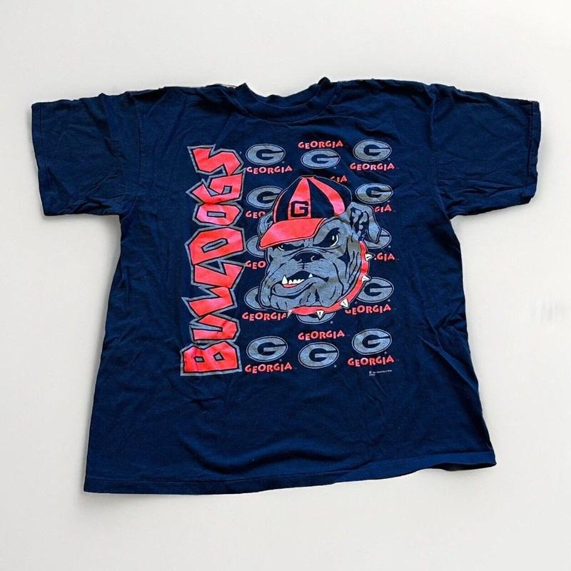 Georgia Bulldogs Shirt, 90s Vintage Unisex T-shirt Sweatshirt Hoodie