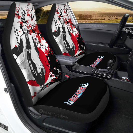 Gin Ichimaru Car Seat Covers Custom Japan Style Anime Bleach Car Interior Accessories